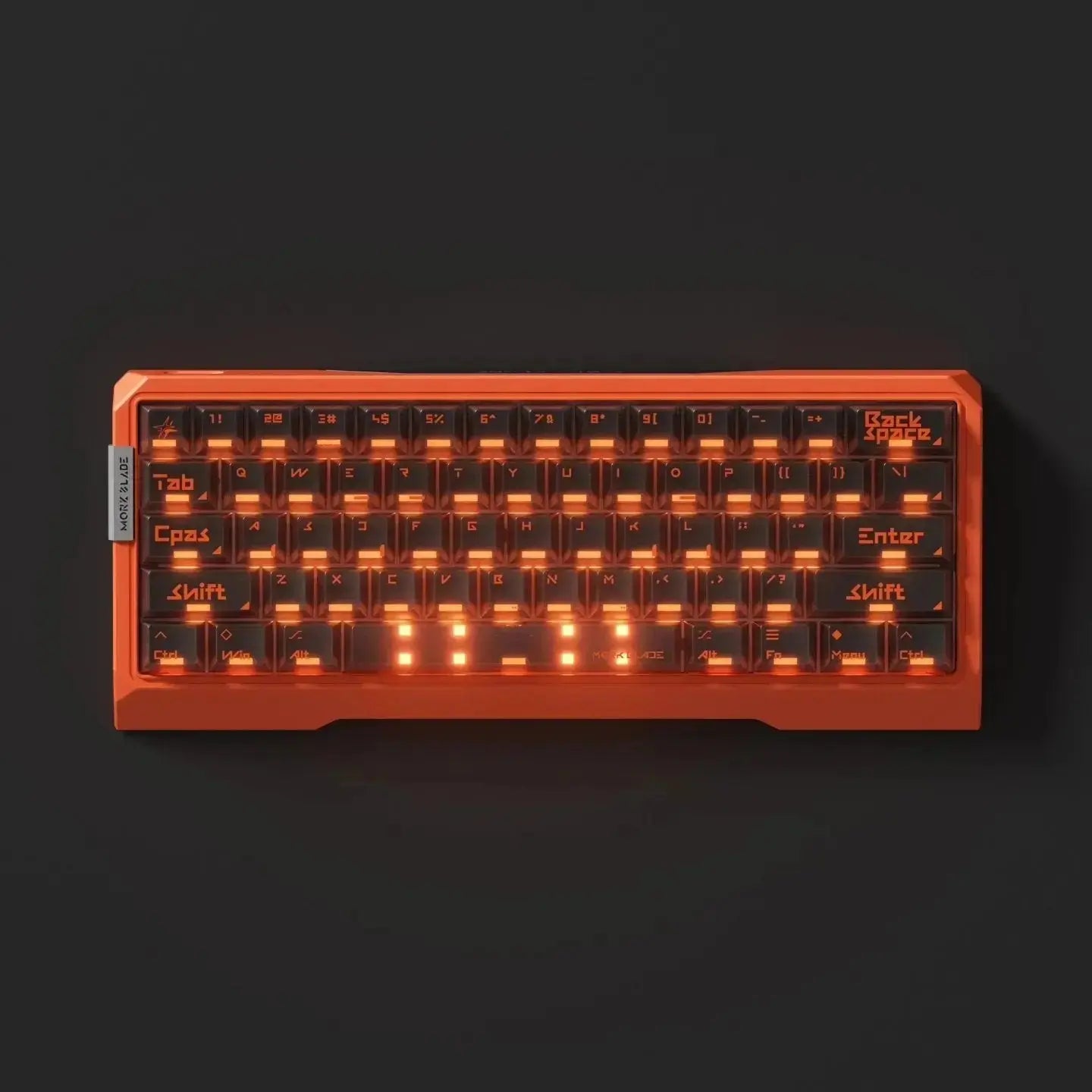 MK60 HE Keyboard - Blazing Orange Morkblade